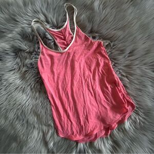 Lululemon Sheer Pink Stripe Tank, S
